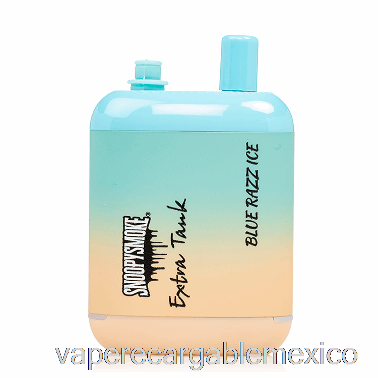 Vape Recargable Snoopy Smoke Extra Tanque 2 15000 Desechable Blue Razz Ice